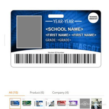 Custom Printed PVC School ID Card